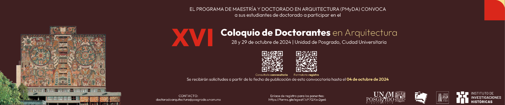 XVI Coloquio de Doctorantes en Arquitectura